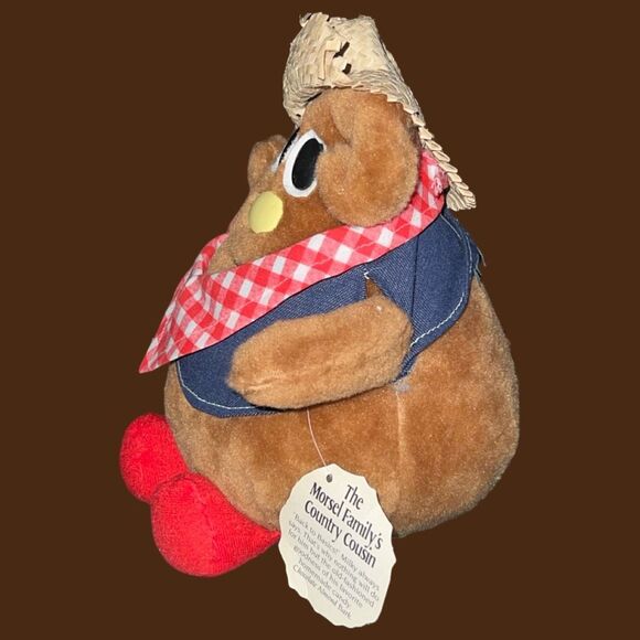 NWT Vintage Nestle 1984 Milky the Morsel Family's Country Cousin Stuffed Plush - Picture 3 of 6